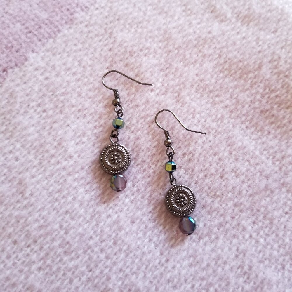 New Handmade Earrings with cryatals